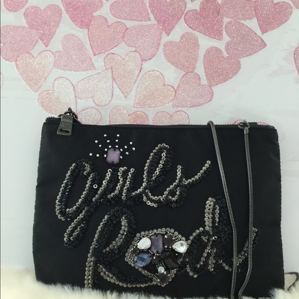 🆕Steve Madden  “Girls Rock” Embellished Clutch❤️
